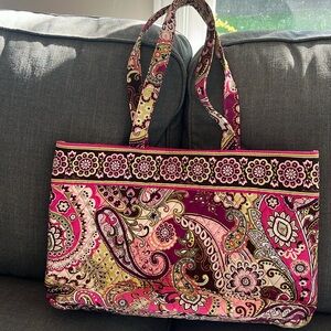 Vera Bradley tote bag in retired Very Berry